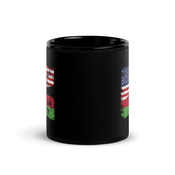 Malawi USA Flag Mug