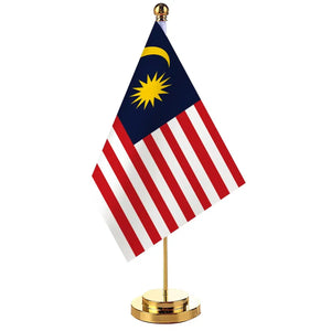 Malaysia Desk Flag - Small Office Table Flag