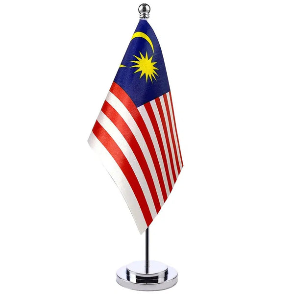 Malaysia Desk Flag - Small Office Table Flag