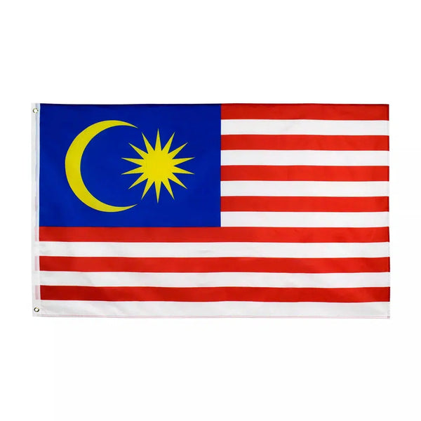 Malaysia Flag - 90x150cm(3x5ft) - 60x90cm(2x3ft)