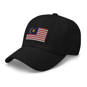 Malaysia Flag Cap - Adjustable Embroidered Dad Hat