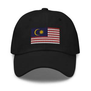 Malaysia Flag Cap - Adjustable Embroidered Dad Hat