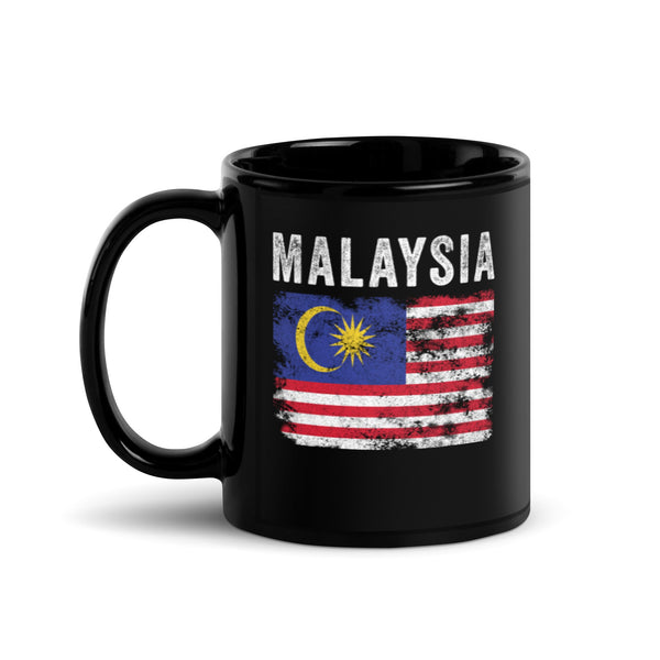 Malaysia Flag Distressed Malaysian Flag Mug