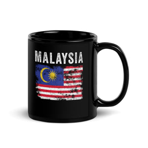 Malaysia Flag Distressed Malaysian Flag Mug