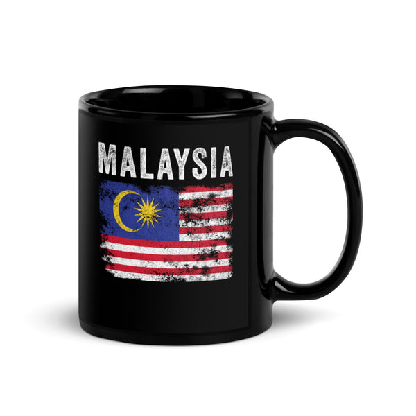 Malaysia Flag Distressed Malaysian Flag Mug