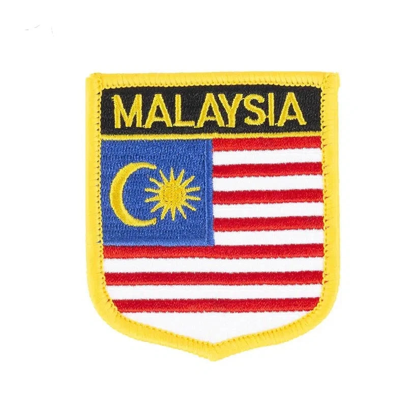 Malaysia Flag Patch - Sew On/Iron On Patch