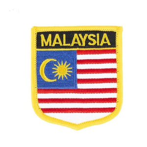 Malaysia Flag Patch - Sew On/Iron On Patch