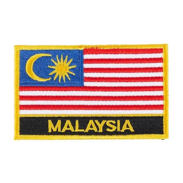 Malaysia Flag Patch - Sew On/Iron On Patch