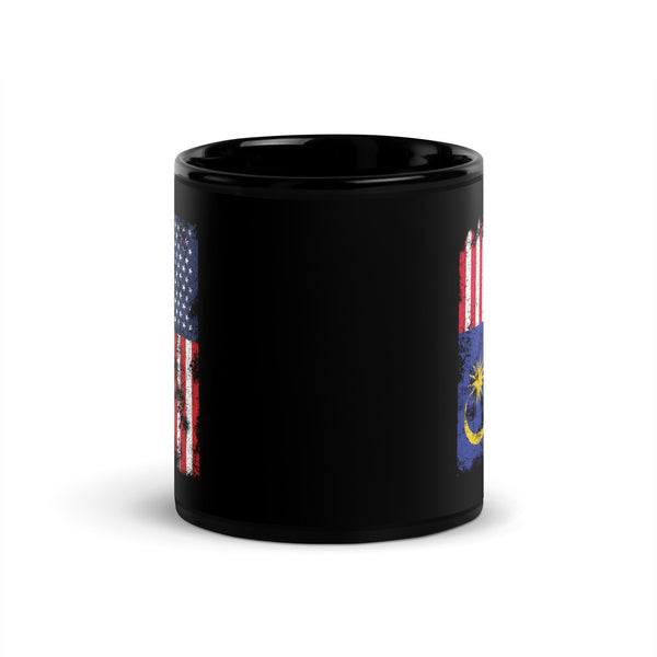 Malaysia USA Flag - Half American Mug