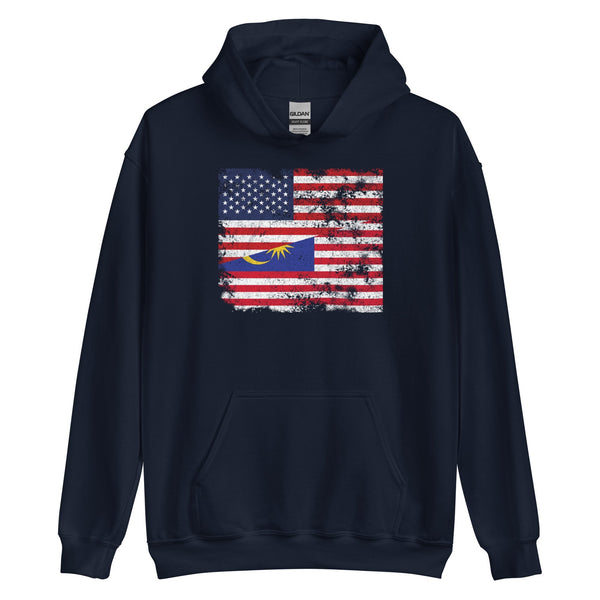 Malaysia USA Flag Hoodie