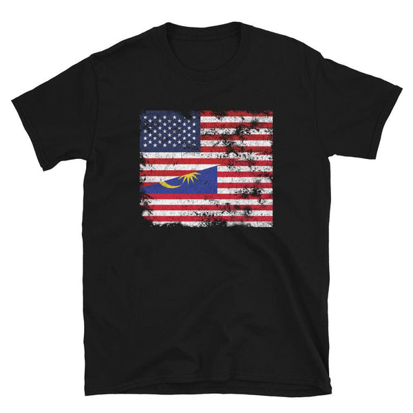 Malaysia USA Flag T-Shirt