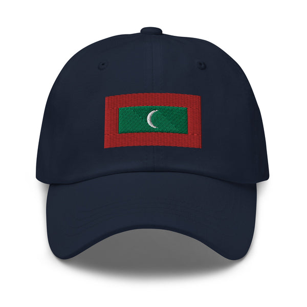 Maldives Flag Cap - Adjustable Embroidered Dad Hat