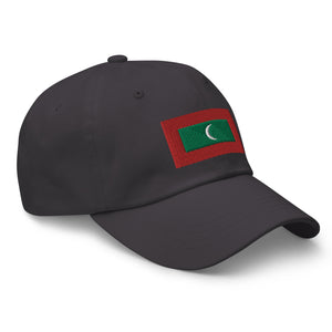 Maldives Flag Cap - Adjustable Embroidered Dad Hat