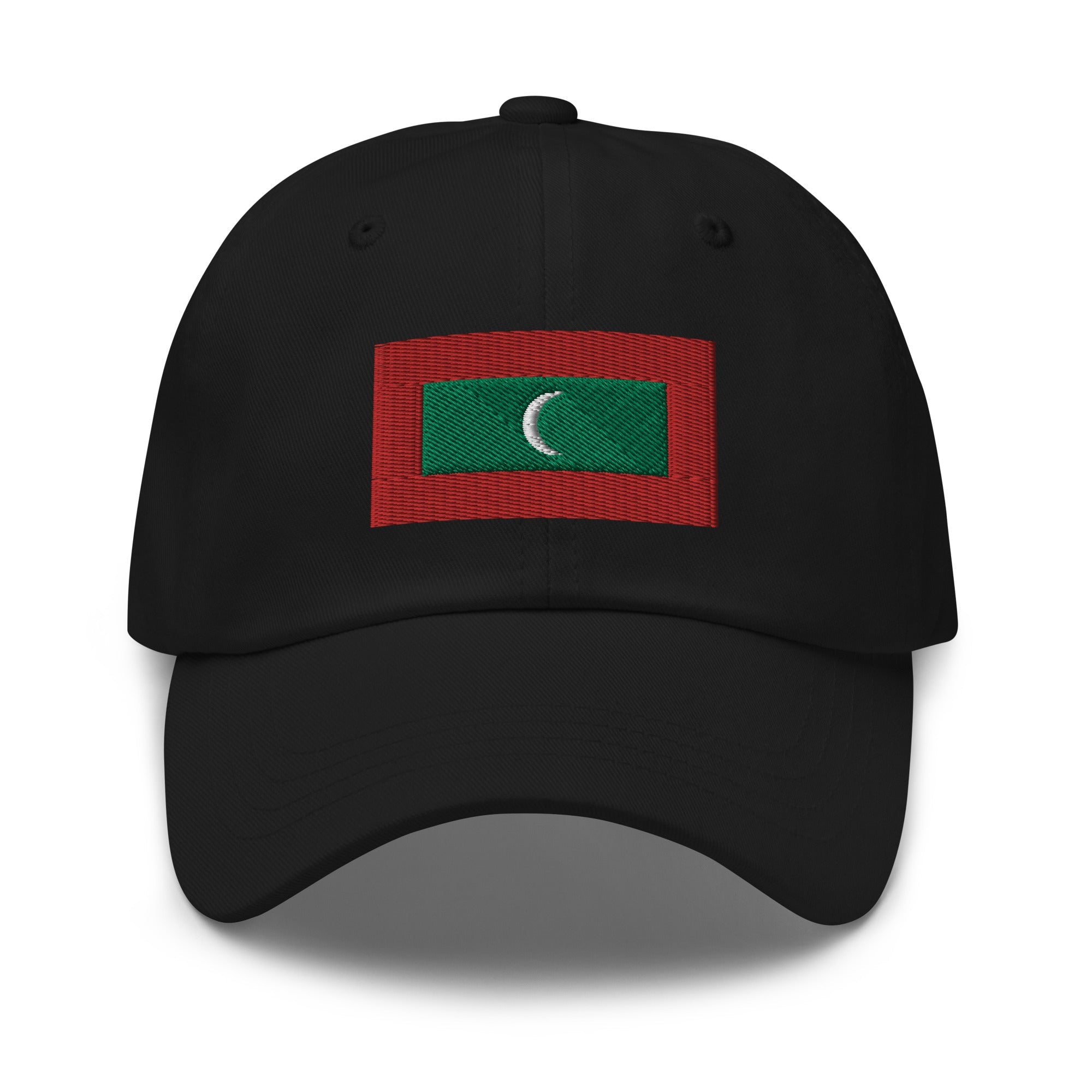 Maldives Flag Cap - Adjustable Embroidered Dad Hat