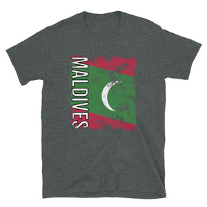 Maldives Flag Distressed T-Shirt