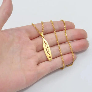 Maldives Map Necklace