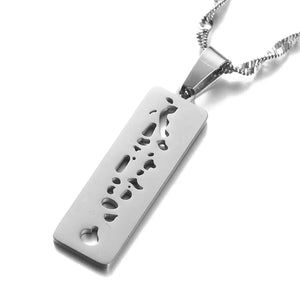 Maldives Map Necklace