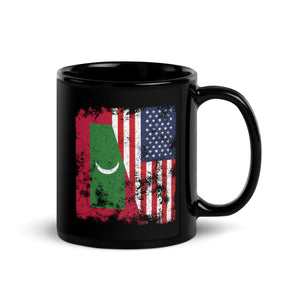 Maldives USA Flag Mug