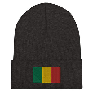 Mali Flag Beanie - Embroidered Winter Hat