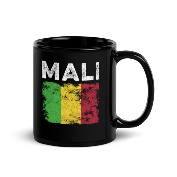 Mali Flag Distressed - Malian Flag Mug