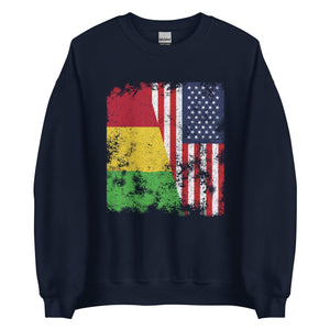 Mali USA Flag - Half American Sweatshirt