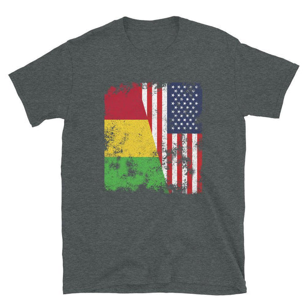 Mali USA Flag - Half American T-Shirt