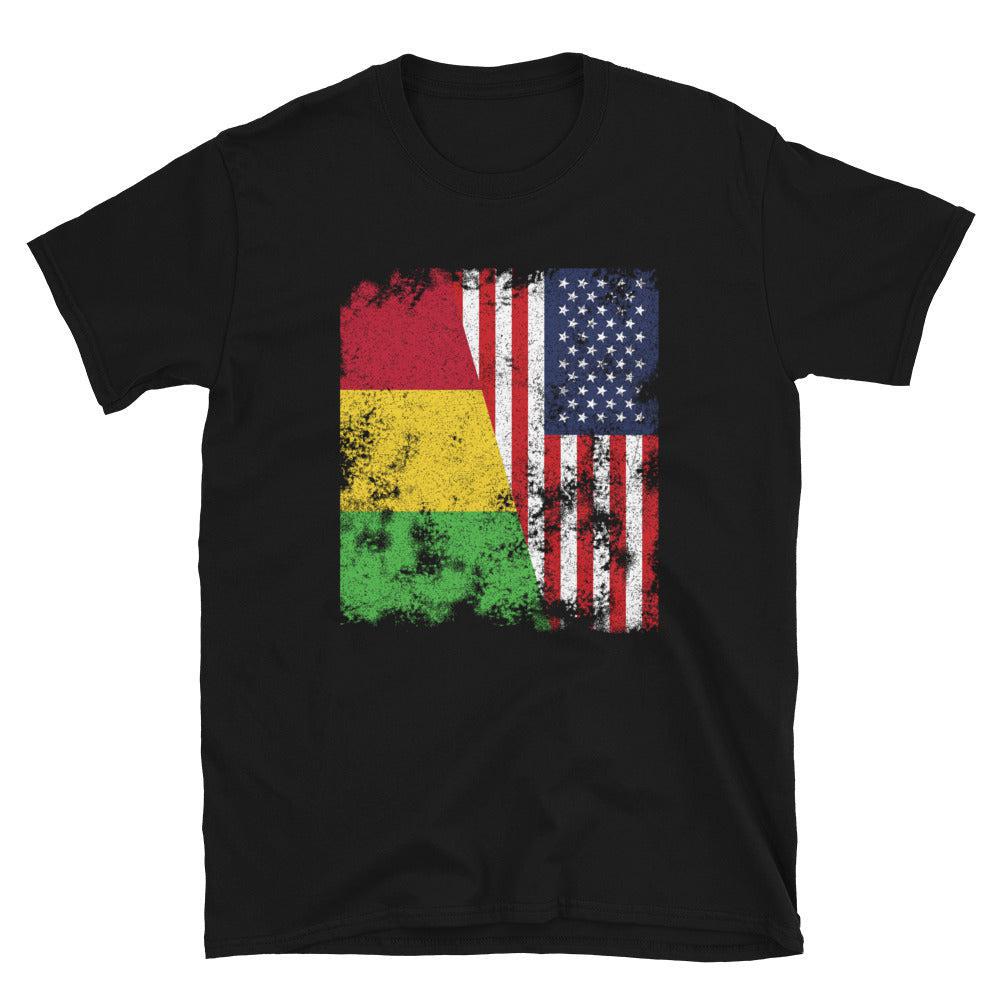 Mali USA Flag - Half American T-Shirt