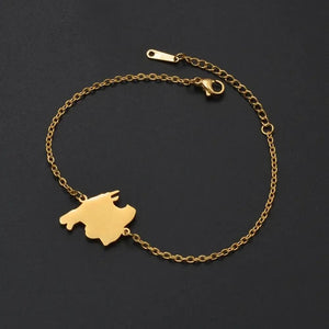 Mallorca Map Bracelet