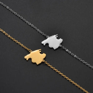 Mallorca Map Bracelet