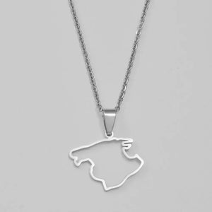 Mallorca Map Necklace