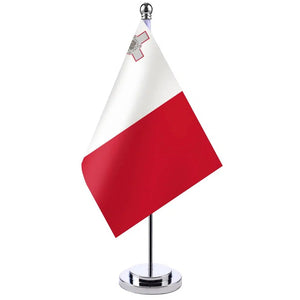 Malta Desk Flag - Small Office Table Flag