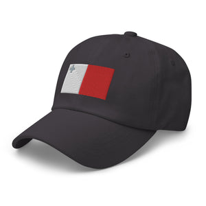 Malta Flag Cap - Adjustable Embroidered Dad Hat