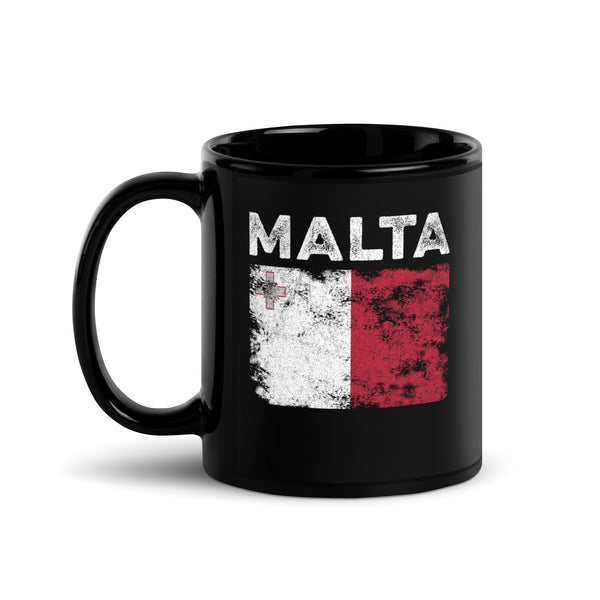 Malta Flag Distressed - Maltese Flag Mug