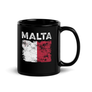 Malta Flag Distressed - Maltese Flag Mug