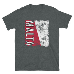 Malta Flag Distressed T-Shirt