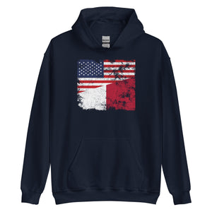 Malta USA Flag Hoodie