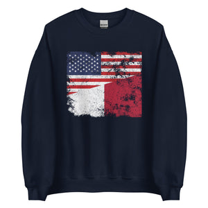 Malta USA Flag Sweatshirt