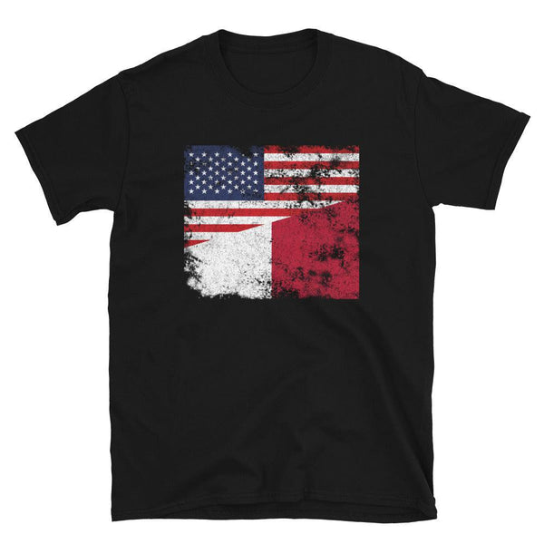 Malta USA Flag T-Shirt