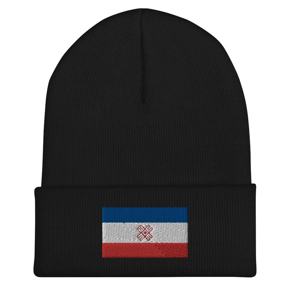 Mari El 2006-2011 Flag Beanie - Embroidered Winter Hat