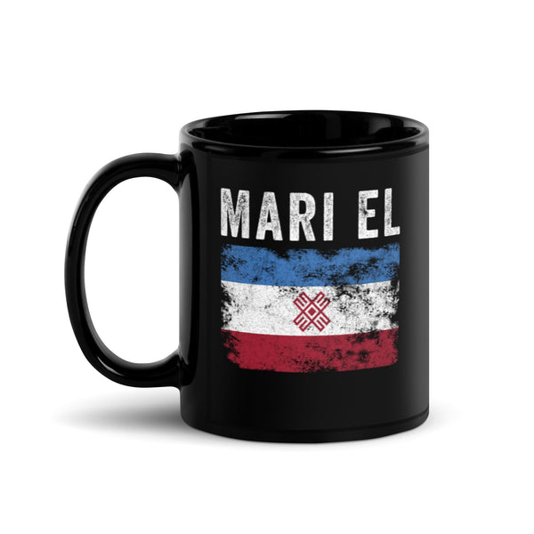 Mari El Flag Distressed - Mari Flag Mug