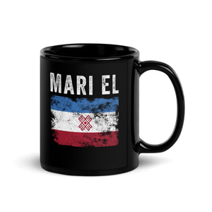 Mari El Flag Distressed - Mari Flag Mug