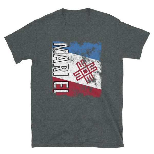 Mari El Flag Distressed T-Shirt