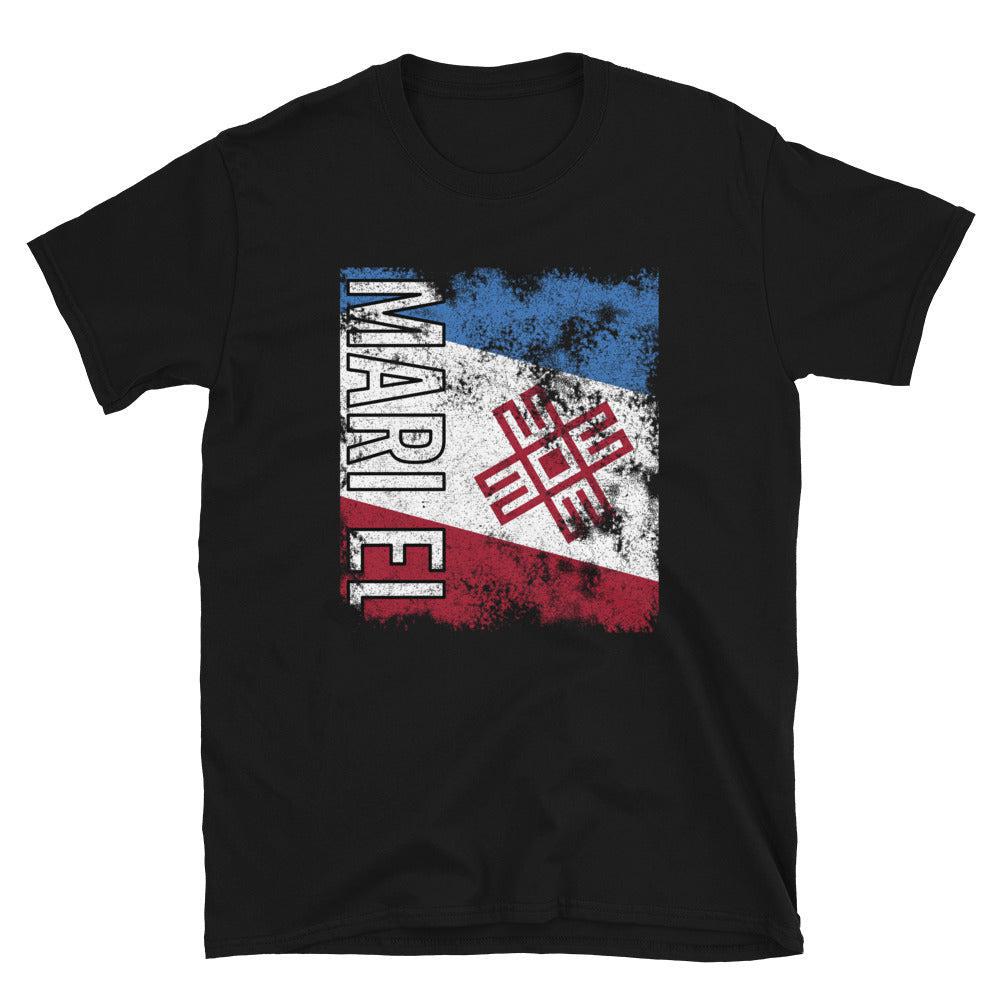 Mari El Flag Distressed T-Shirt