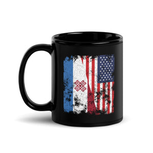 Mari El USA Flag - Half American Mug