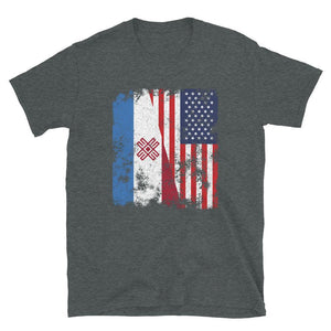 Mari El USA Flag - Half American T-Shirt