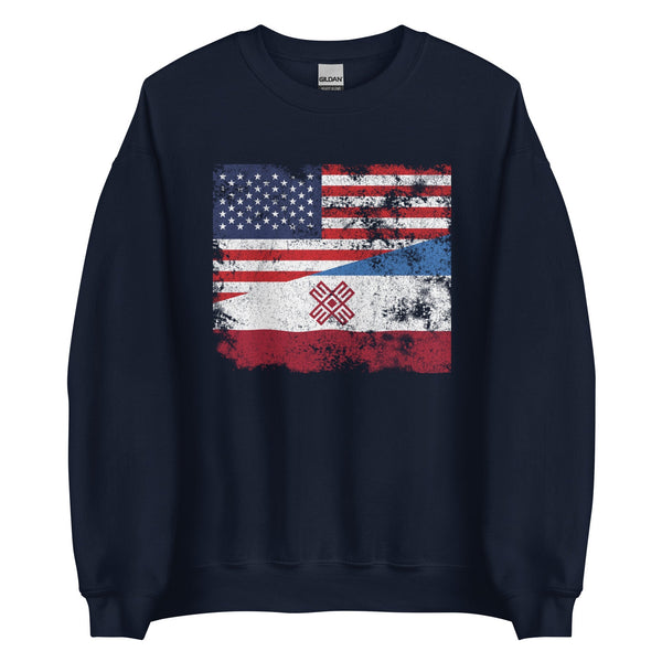 Mari El USA Flag Sweatshirt