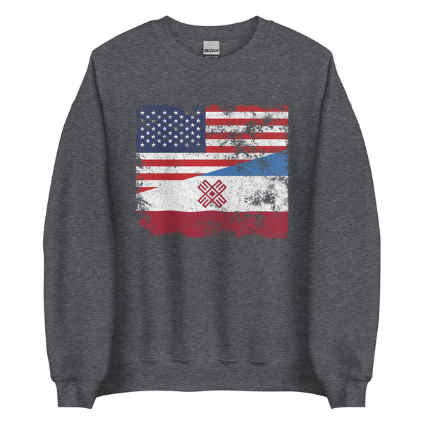 Mari El USA Flag Sweatshirt