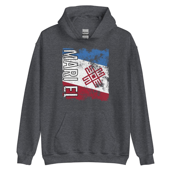 Mari El Flag - Distressed Flag Hoodie