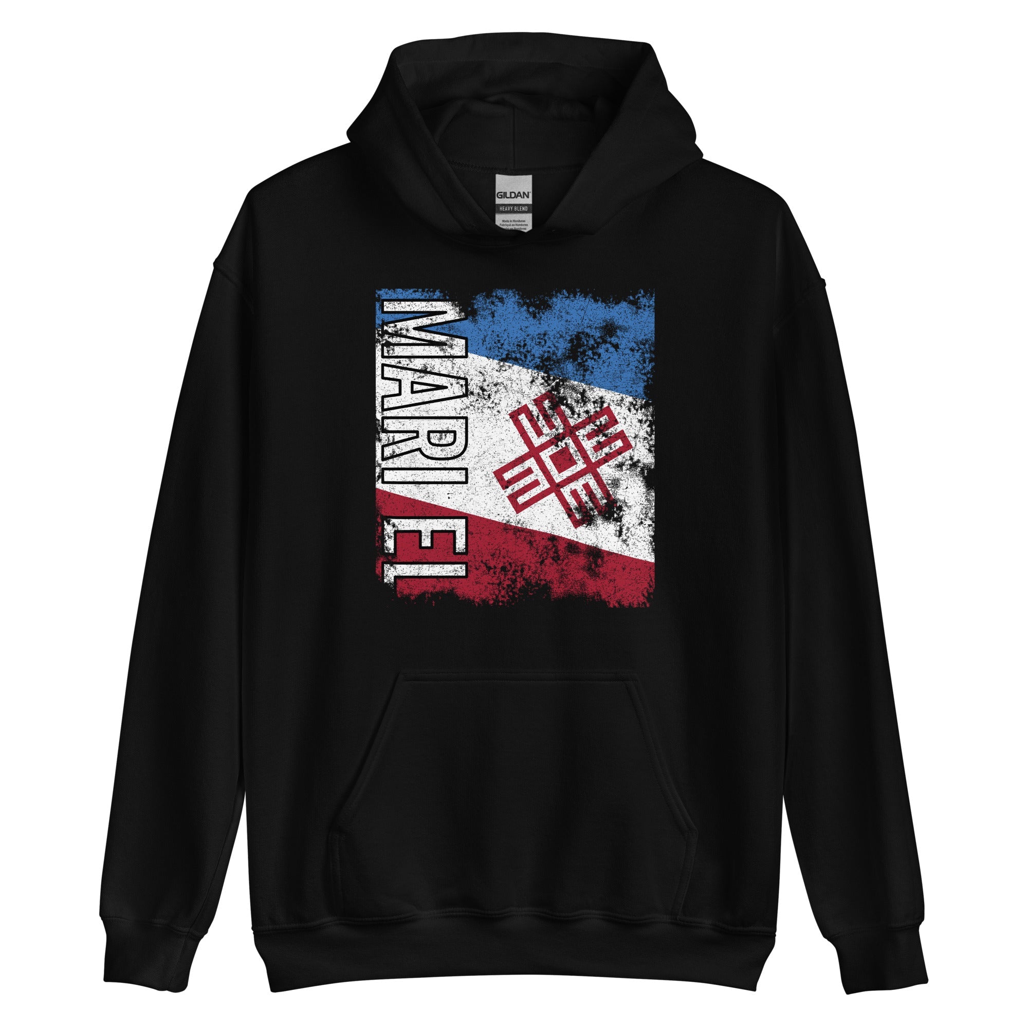 Mari El Flag - Distressed Flag Hoodie