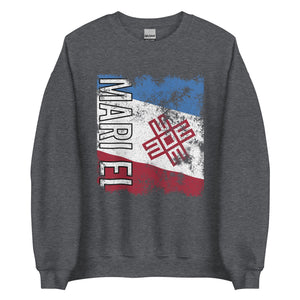 Mari El Flag - Distressed Flag Sweatshirt